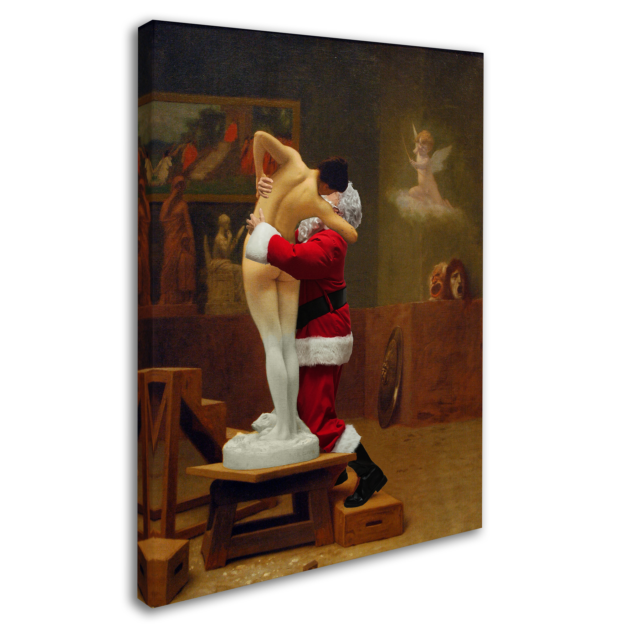 Trademark Fine Art 'Gerome-Pygmalion And Galatea' Canvas Art by Ed Wheeler