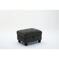 thumbnail image 5 of Alexent 1 pcs Sectional Sofa-Dark Gray Soft Fabric-Ottomen-Color:Dark Gray Sofa, 5 of 7