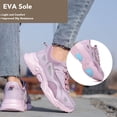 thumbnail image 2 of Sogetch Steel Toe Shoes for Women Lightweight Slip Resistant Safety Work Shoes, 2 of 6