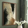 thumbnail image 5 of Baked Paintstrokes V Framed Print in Brown Solid Wood Framed Print No Nail Hanging, 5 of 6