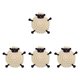 thumbnail image 5 of Posavasos con forma de cordero, posavasos de taza, tejidos a mano, ligeros y modernos, para café. Beige, 5 of 9