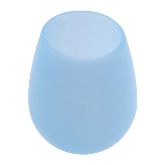 koolsoo Verre en Silicone pour Bar à Bière, Gobelet Flexible Sans Pied Bleu
