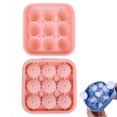 thumbnail image 1 of Soccer Ball Silicone Ice Ball Mold with Lid, Sphere Ice Cube Maker for Whiskey, Cocktails & Drinks, Reusable Football Shaped Ice Tray, 1 of 7