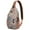 Rose-gold-10, variant on Moroccan Geometric Crossbody Bag - Striped and Checkered Fusion Chest Bag with Anti-Theft Design - Versatile Wear for Travelers, Commuters & Minimalist Style Seekers