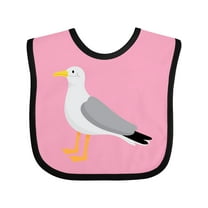 Inktastic Funny Seagull Bird Boys or Girls Baby Bib