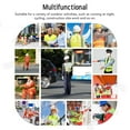 thumbnail image 4 of Chaleco de Seguridad, Visibilidad de Tela de Punto Multifuncional Mejora de CÓMODO Diseño de Chaleco Reflectante de la Cremallera Diseño de la Cremallera Múltiples Bolsillos, 4 of 7