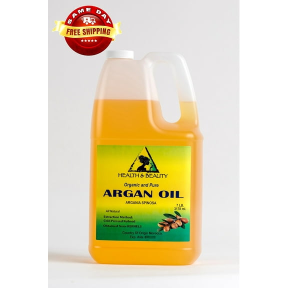Argan Oil Refined Organic Moroccan Cold Pressed Premium Hair Oil 100% Pure 7 Lb