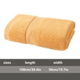 thumbnail image 3 of Pure Cotton Towel,Classic Bath Towels Set of 1,Cotton Soft Bath Towels,39.4''X19.7'' Highly Absorbent and Quick Dry,Multi-purpose Plush Shower Towels,Towels for Home,Hotel,Bathroom(Yellow), 3 of 9