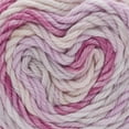 thumbnail image 2 of Peaches & Crème Stripey Cotton Yarn, (56.7g/2oz), Quiet Dahlia, 2 of 3