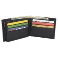 thumbnail image 5 of Mens Wallet RFID Genuine Leather Bifold Wallets For Men, 3 ID Windows 12 Card Holders Gift Box Black, 5 of 8