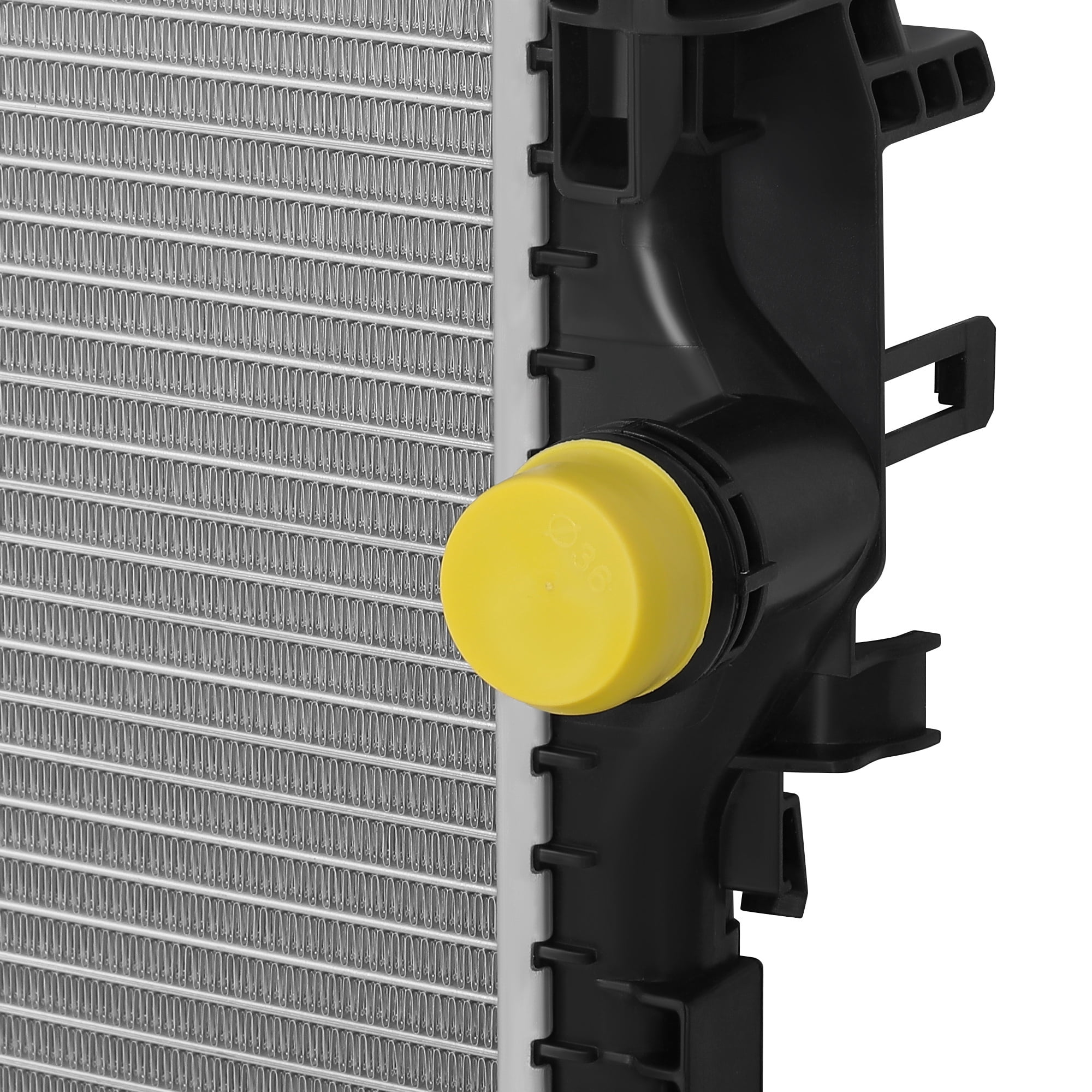 LEDKINGDOMUS Radiator for 2015-2021 Jeep Renegade 2.4L / 2015-2022 Ram ProMaster / 2016-2018 Fiat 500X Direct Fit Replacement CU13533 OEM# 68256135AA 68260449AA High-Cooling Aluminum Core