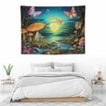 thumbnail image 3 of ONETECH  Fantasy Forest Tapestry Aesthetic Moon Tapestry Butterfly Tapestries Galaxy Space Tapestry Wall Hanging for Bedroom Living Room, 3 of 7
