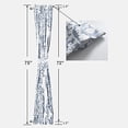 thumbnail image 5 of DriftAway Samantha Door Curtain, Sidelight Curtain,Thermal Rod Pocket Room Darkening Privacy Front Door Panel, Single Curtain with Bonus Adjustable Tieback, 25"X72"+1.5" Header (Dusty Blue), 5 of 8
