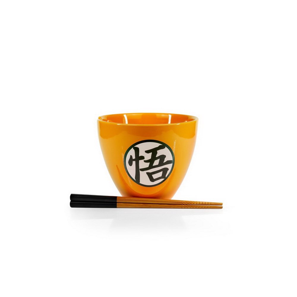 Dragon Ball Z 4Star Ball Ceramic Noodle Bowl & Chopsticks Set 16