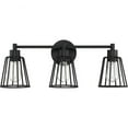 thumbnail image 3 of Quoizel Atticus 3-Light 9" Bathroom Vanity Light in Earth Black, 3 of 4