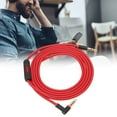 thumbnail image 2 of Cable de audio de repuesto para auriculares, cable de audio de repuesto con cable de audio de repuesto Cable de audio de repuesto con micrófono en línea y control de pista Valor excepcional, 2 of 8