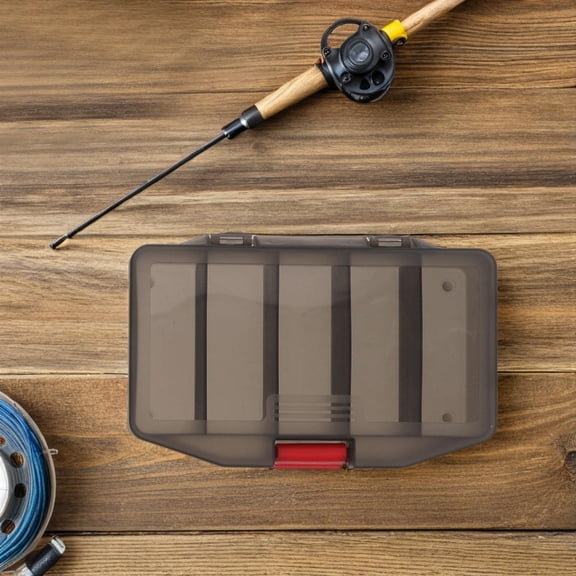 BESTYASH 3pcs Mini Tackle Box Container with Compartments 7.86x5.7x6.68 in Pp