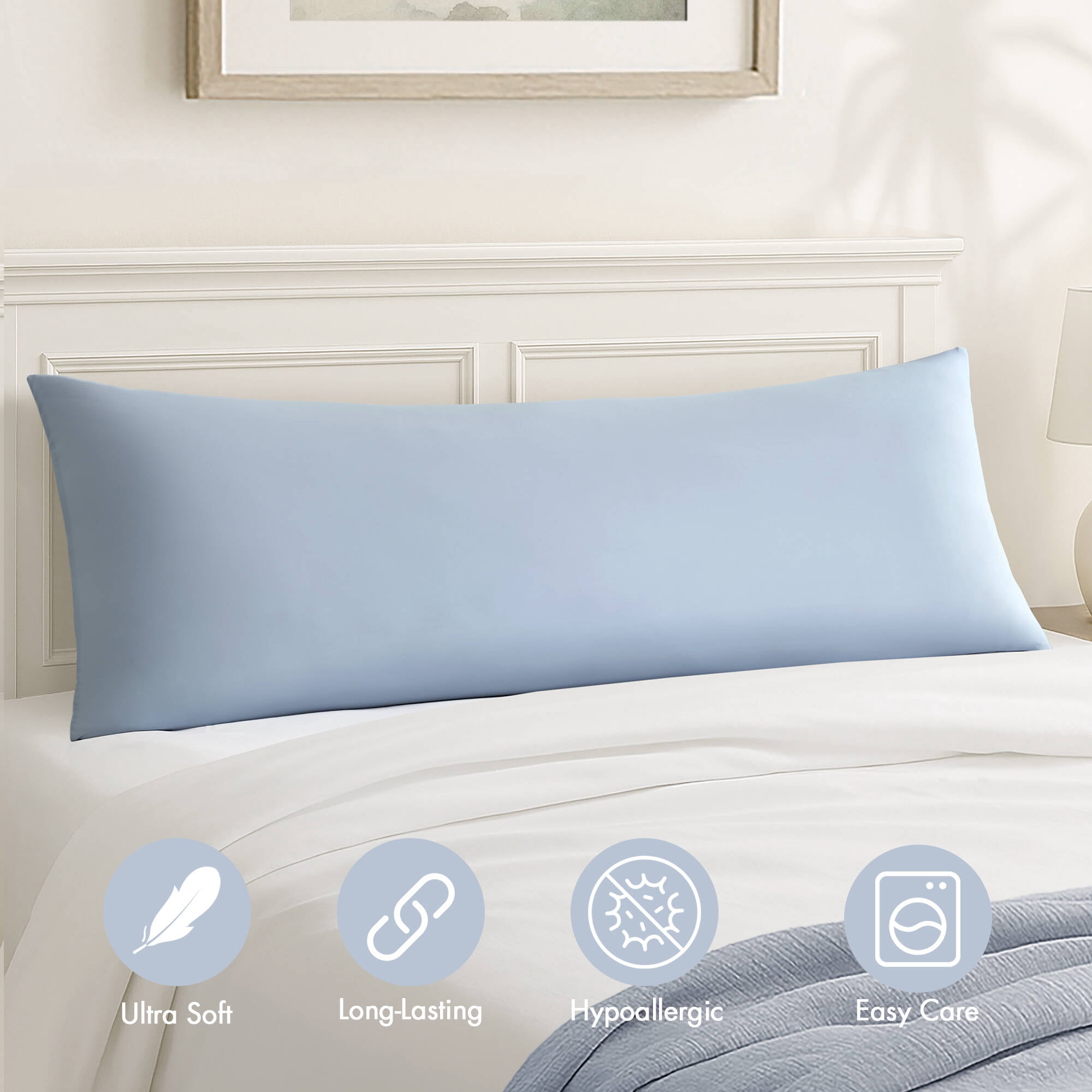 Cooling Body Pillow, 1 Piece 11.8" Dia. x 17.25" H