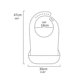 thumbnail image 2 of Patient Adult Silicone Waterproof Saliva Towel Aprons Bib Unisex Novelty Adult Feeding / Drinking Anti-leak Pink, 2 of 5