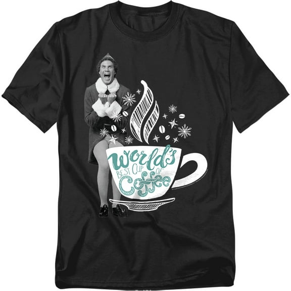 Elf T-Shirt World'S Best Cup Of Coffee Unisex Graphic Tee for Men & Women