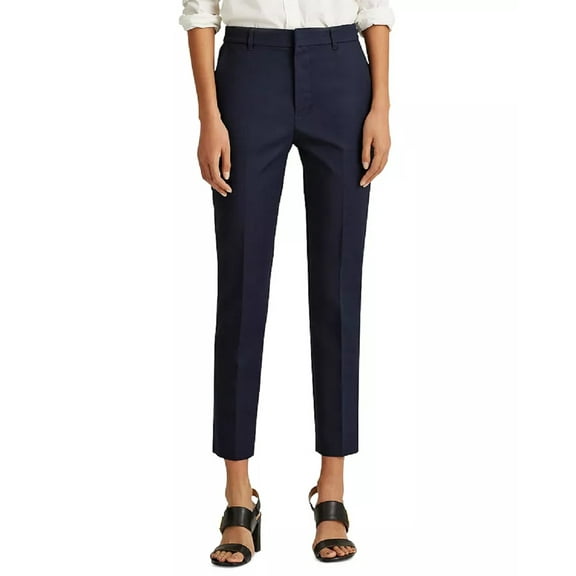 Lauren Ralph Lauren Slim Leg Pants, Lauren Navy, 6