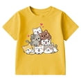 thumbnail image 3 of Chandail Garçons Col Rond Enfants Manches Courtes Chandails pour Garçons Fille Tenues d'Été Filles Chandails 3T, 3 of 3