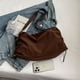 thumbnail image 4 of Bolso Bandolera Hombro Pana Correa Ajustable Hombres Mujeres Hobo Bag, 4 of 9