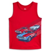 Fourth of July Toddler Boys Patriotic Americana Americana Muscle Tank Top, Sizes 12M-5T