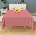 thumbnail image 4 of Tchckioa Dusty Rose Tablecloth for Restaurant Decor,54x54 Inch Square Stain Proof Table Cloth Cover, 4 of 6
