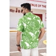 thumbnail image 4 of LA LEELA Men's Hawaiian Shirts Short Sleeve Button Down Shirt Men's Tropical Shirts Casual Vacation Summer Party Shirts for Men Funny M Pear, Floral, 4 of 5