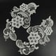 thumbnail image 5 of Blanco De Encaje De Flores Venise Ajuste Apliques Coser En El Collar Artesanal Bordado Bricolaje Zulema Flor del ajuste del cordón, 5 of 8