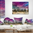 thumbnail image 4 of Designart Pier at Melbourne Harbor - Seascape Photography Throw Pillow - 12x20, 4 of 5