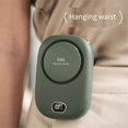 thumbnail image 4 of Portable Hanging Neck Fan, 2000mAh Wearable Mini Fan, Battery Operated USB Rechargeable 3 Speed Air Cooler, 4 of 5