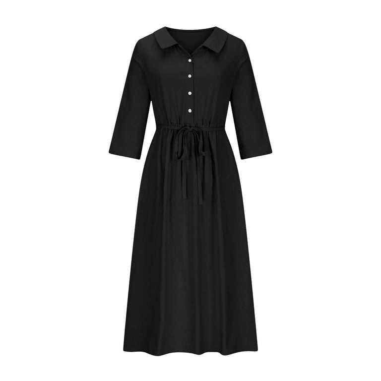 chinese dress ladies Linen Maxi Dress, Black Maxi Dress, Summer Dress, Wrap Dress, Long Linen Dress, Plus Size Dress, 100% Linen Clothing for Women, L / Night Blue main image 1