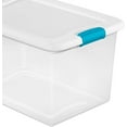 Sterilite 64 Quart Clear Plastic Stackable Storage Container Bin Box ...