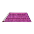 thumbnail image 2 of Ahgly Company Machine Washable Indoor Rectangle Abstract Pink Modern Area Rugs, 2' x 3', 2 of 4