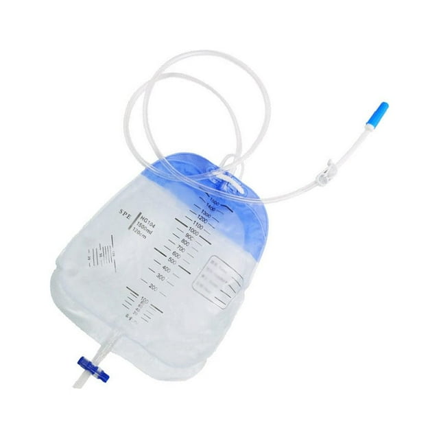 5000ml Urinary Bag with Clear Scale Reusable Tract Pocket Water Bottle Lightweight Drainage Bag Anti Reflux Valve Device Pack 200 Pieces
