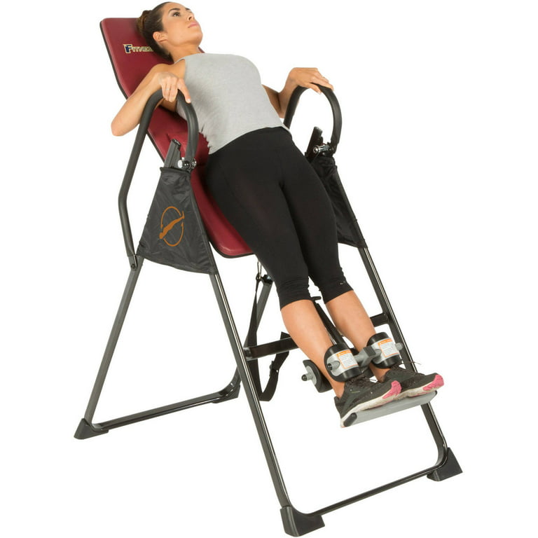 Fitness Reality 790XLT High Endurance Inversion Table with Lower Back  Cushion 
