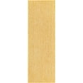 thumbnail image 2 of Unique Loom Outdoor Solid Collection Area Rug (2' x 6' 1" Runner Corn Harvest Yellow), 2 of 6