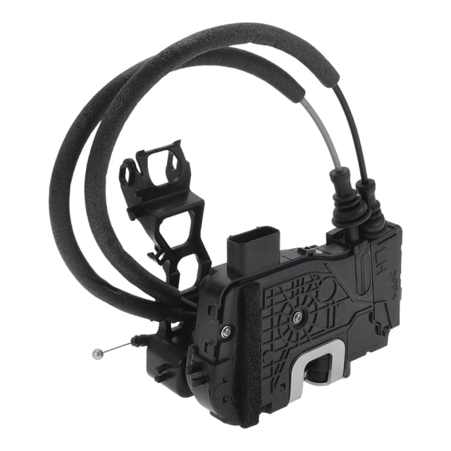 Motor de actuador de bloqueo de puerta eléctrica del lado del conductor delantero izquierdo con cable para Hyundai Santa Fe 2009-2012 negro