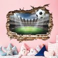 thumbnail image 1 of Adhesivos de pared 3D para estadio de fútbol, diseño de ladrillo agrietado, 1 of 4