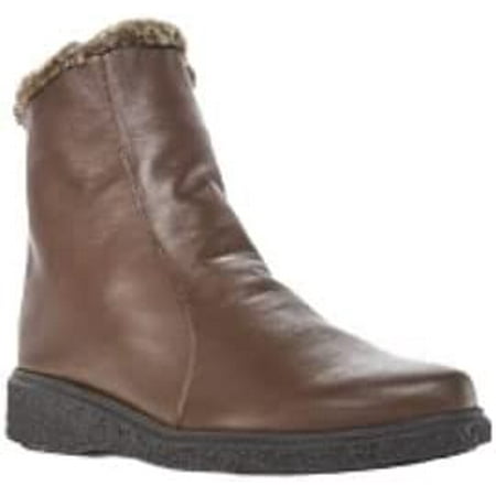 

Arche Women s Joelys Leather & Faux-Fur Boots Truffe Size 36EUR