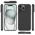 thumbnail image 3 of Ebizware for iPhone 15 Plus Phone Case, Liquid Silicone Case Cover for Apple iphone 15 Plus, Shockproof Full-Body Protective Case Cover with Microfiber Lining (Black), 3 of 8