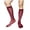 Red, variant on Deago 5 Pairs Mens Silky Socks Sheer Dress Socks Ultra Thin Nylon Business Sox Summer Cool Crew Socks Mid Calf (Multicolor)
