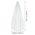 thumbnail image 6 of Kesenlong Bridal Cathedral Veil Single Layer Comb Wedding Accessory - White, 6 of 10