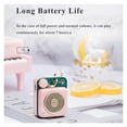 thumbnail image 4 of Button Mini Bluetooth Speaker Cute Creative Birthday Present Retro Gift Small Metal Art Wireless, 4 of 5