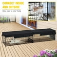 thumbnail image 4 of Cat Tunnel with Extendable Design 90.6" L, Metal Wire Outdoor Cat Enclosure with Weatherproof Fabric Cover, Cat Run Connecting Inside and Outside, for Deck Patios, Balconies, 4 of 6