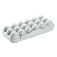 thumbnail image 1 of Bandeja organizadora apilable huevos/18 huevos, congelador, , contenedor de alimentos Grey 18 Egg Gloria Soporte para huevos para refrigerador, 1 of 9