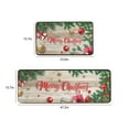 thumbnail image 3 of Boovnll Christmas Kitchen Rugs Set of 2, Absorbent Non-Slip Soft Christmas Rugs Washable for Kitchen, Entrance, Bathroom, Laundry Room Rug, Christmas Decorations, 3 of 7