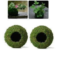 Portable Weave Planter,2Pack Handmade Moss Planter for Garden,TGY Durable Flower Pot for Home Table Decoration